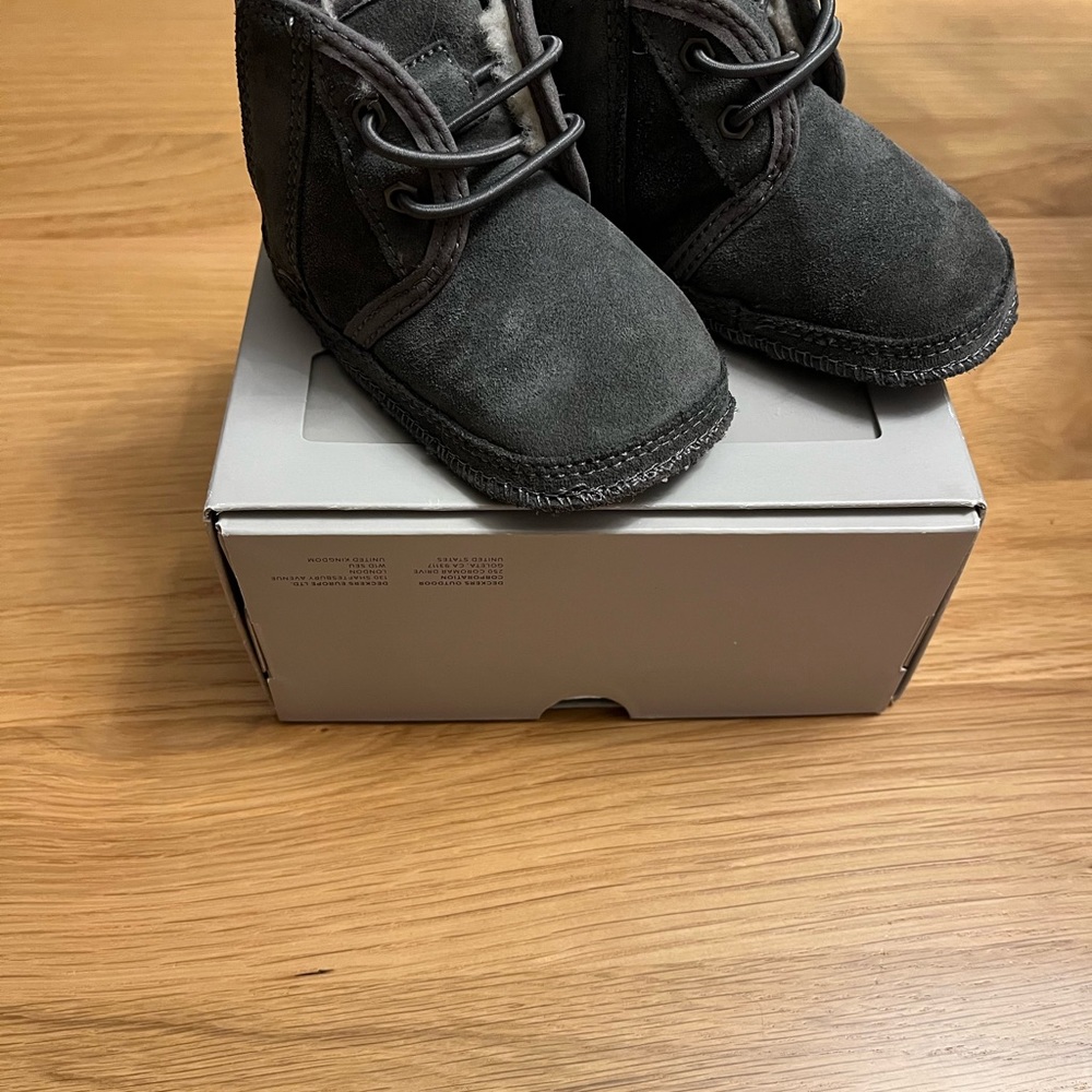 UGG Gray Baby Neumel boots